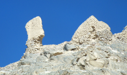Rock formations on way to Mt. Sinai