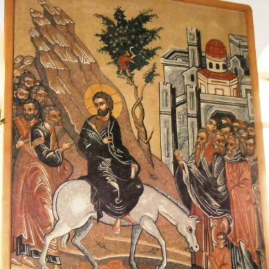 Palm Sunday painting in St. George Church