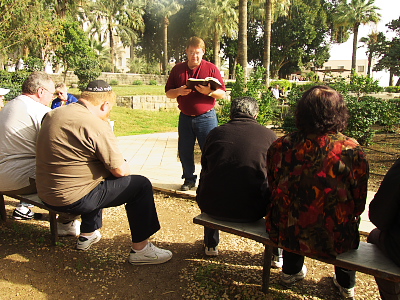 Devotions at the Church of the Beatitudes