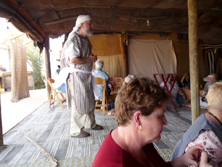 Abraham welcomes us to his tent