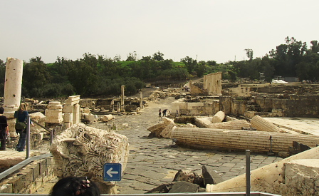 Beit Shean: Northern Street