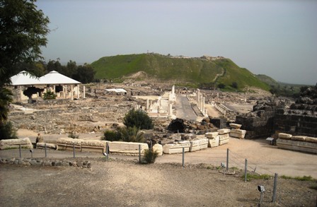 Beit Shean: Palladius Street
