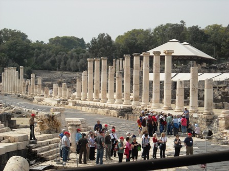 Beit Shean: Palladius Street