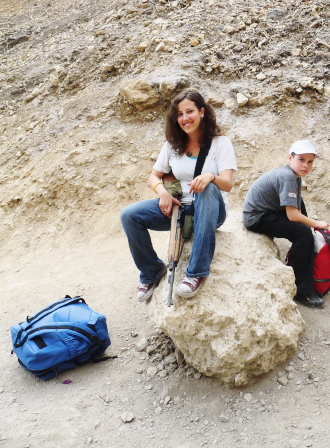 A medic/gaurd for a youth group in En Gedi