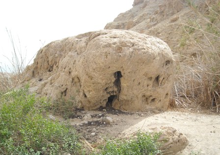 A large rock in En Gedi