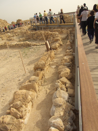 Qumran aquaduct