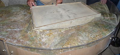 Jerusalem model: Leveled mound