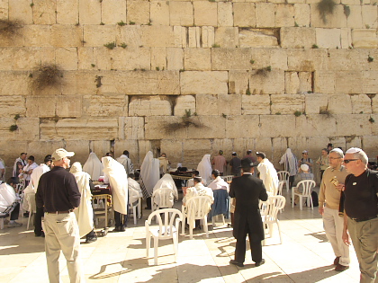 Jerusalem: Men's section of Wailing Wall
