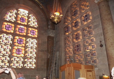 Jerusalem: Windows in Church of  All Nations