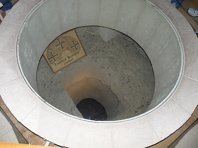 Jerusalem: Pit in Church of St.Peter showing Caiaphas' house