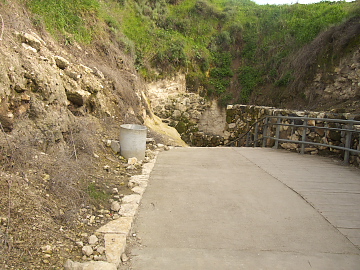 Megiddo:  Exit from reservoir